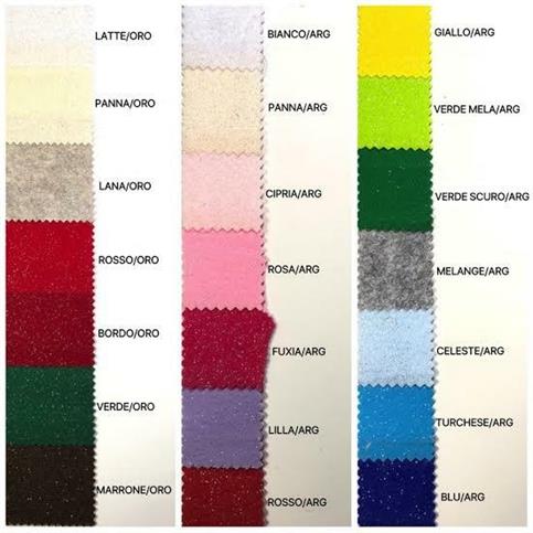 PANNO LENCI UNITO LUREX 100%POL ALT CM 90