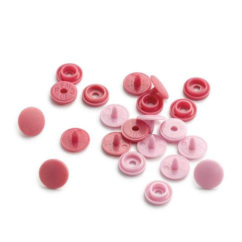 Prym Love Bottoni a pressione Color Snaps Mini rosa 36 p