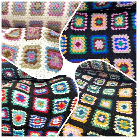 CROCHET TESSUTO 80%LANA 20%POL  PESO 650 G AL MTL ALT CM 145