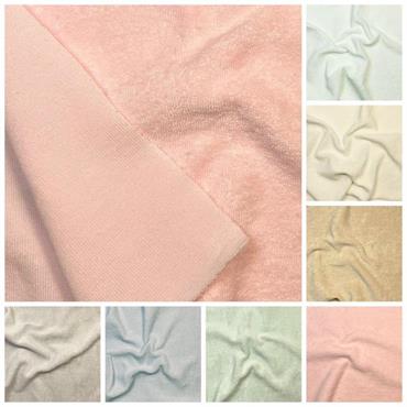 Cuddlesoft Tessuto In Spugna Di Bambù – 1 Metro (150x100 Cm) – 40% Bambù 40% Cotone 20% Poliestere – Morbido E Traspirante, Bianco