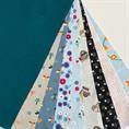 PATCHWORK 9 PEZZI ASSORTITI CM 33X33 100%COTONE