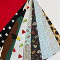 PATCHWORK 9 PEZZI ASSORTITI CM 33X33 100%COTONE