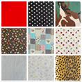 PATCHWORK 9 PEZZI ASSORTITI CM 33X33 100%COTONE