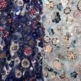 TULLE RICAMATO CON PERLE
