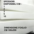 GOMMAPIUMA IN FOGLI CM 100X200 DENSITA' 25-SPESSORE CM 2